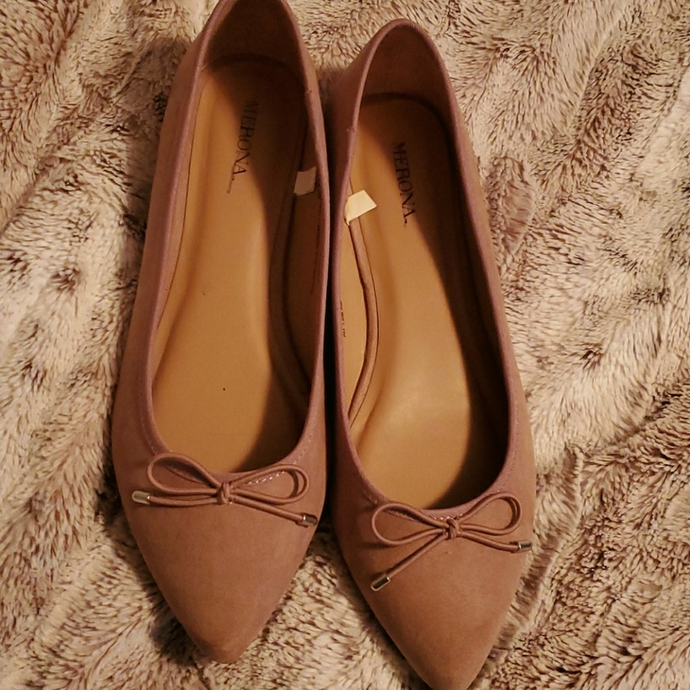 Merona tan flats